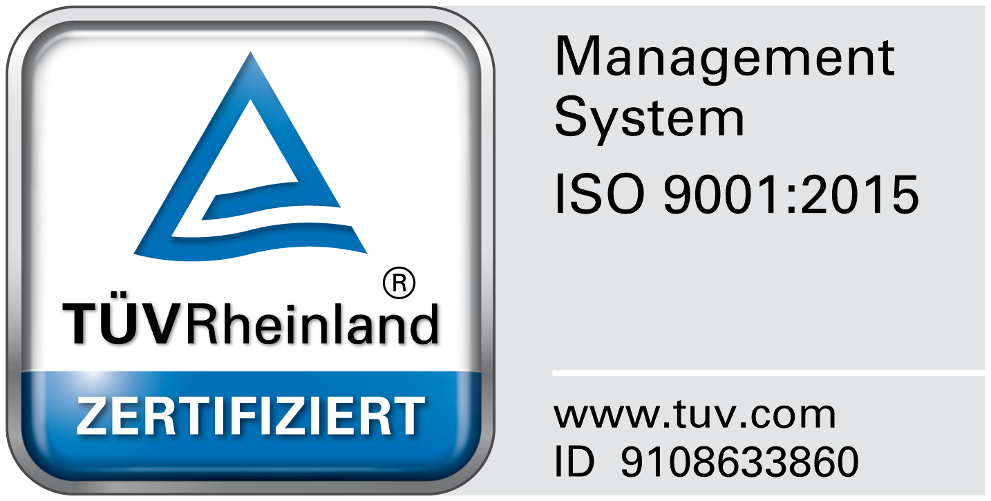 Tüv Rheinland, Zertifiziertes Qualitätsmanagement nach ISO 9001:2015